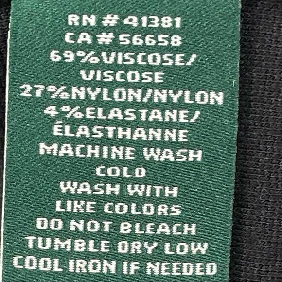 Lauren Ralph Lauren Black Silver Zipper Mock Neck Sleeveless Fitted Dress Size S - Picture 10 of 11